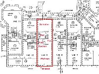 Grundriss  Grundriss der Wohnung innerhalb des Gebäudes